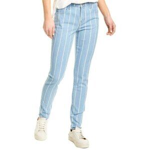 NWT J Brand blue & white stripe high rise skinny jeans